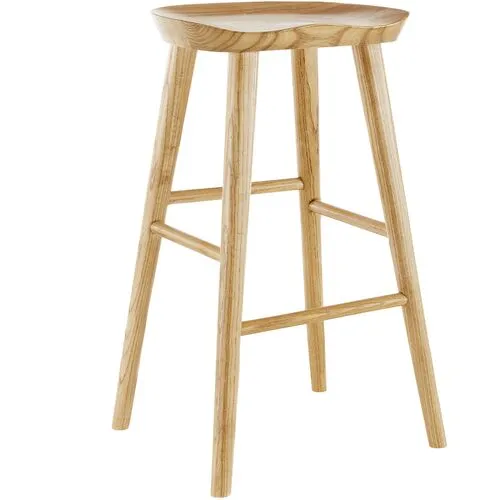 Gatlin Barstool - Natural - Brown