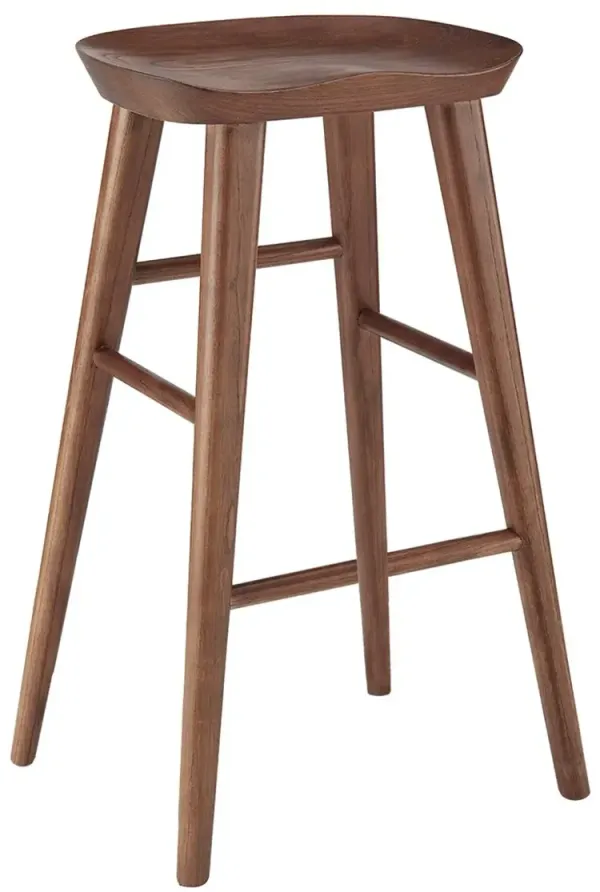 Gatlin Barstool - Walnut - Brown