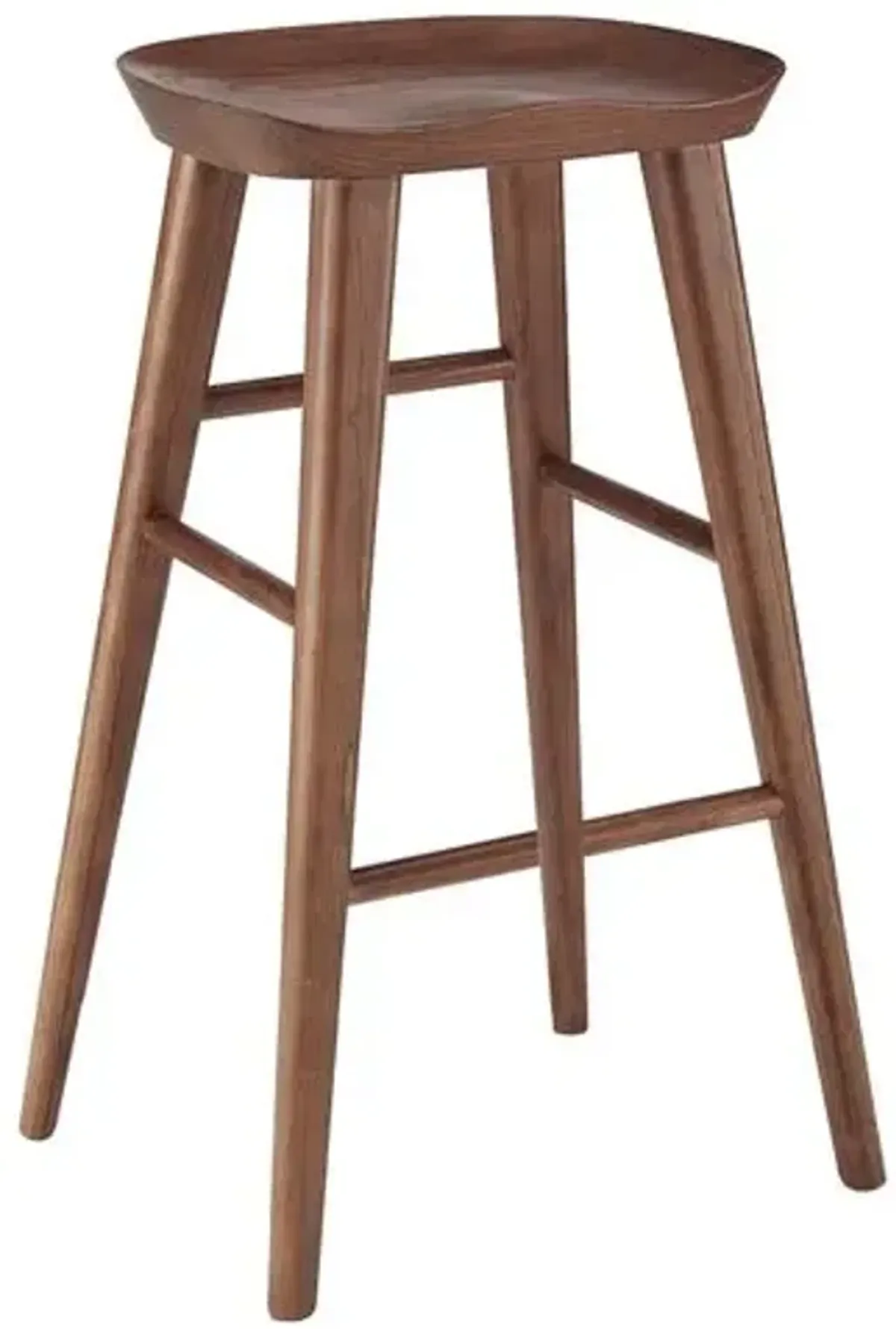 Gatlin Barstool - Walnut - Brown