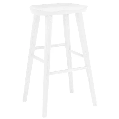 Gatlin Barstool - White