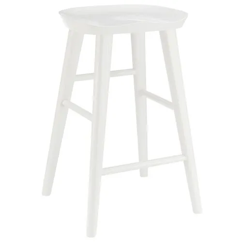 Gatlin Counter Stool - White