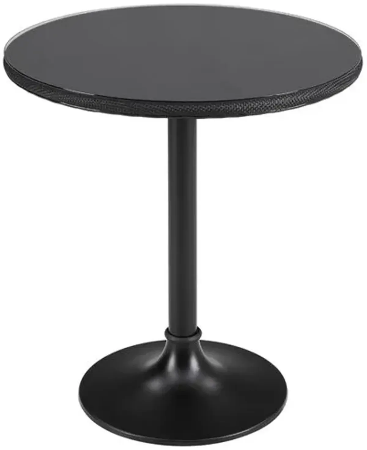 Joel Outdoor 30" Bistro Table - Black