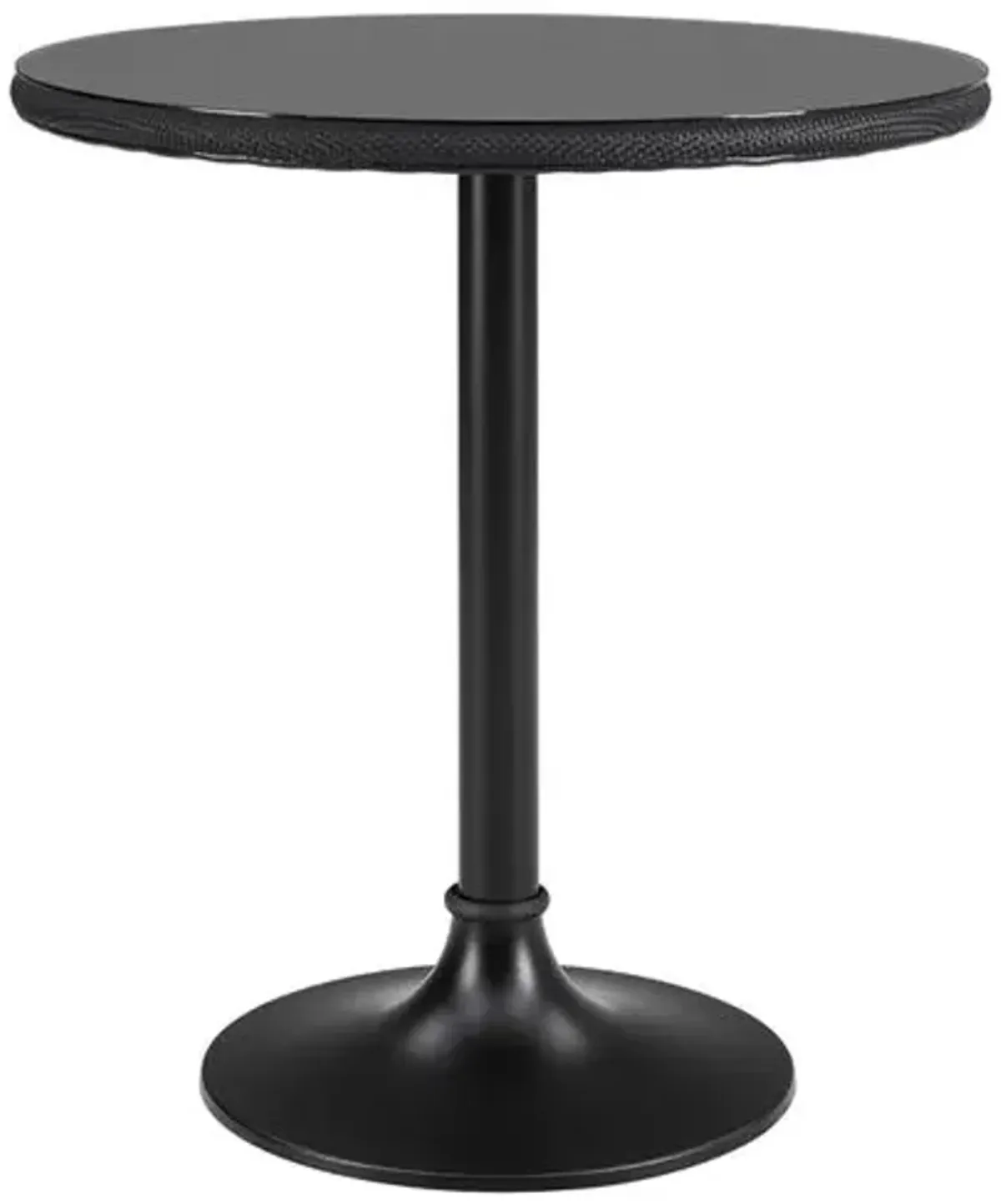 Joel Outdoor 30" Bistro Table - Black