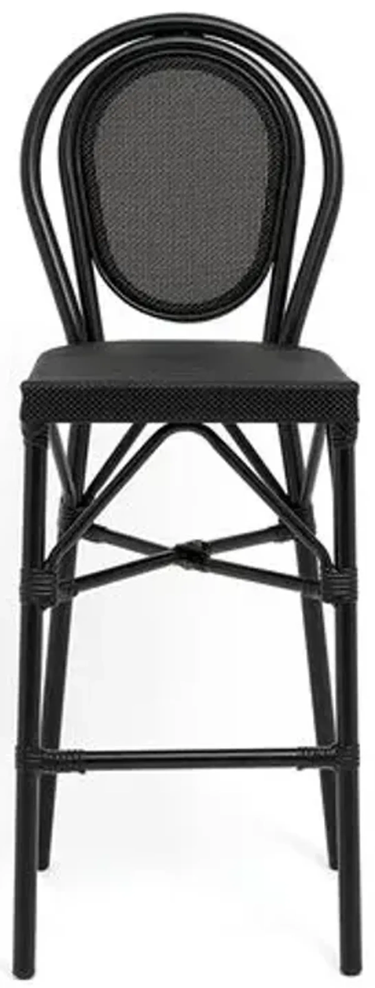 Joel Outdoor Barstool - Black