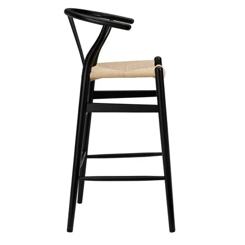 Nina Barstool - Black/Natural