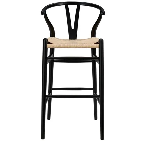 Nina Barstool - Black/Natural