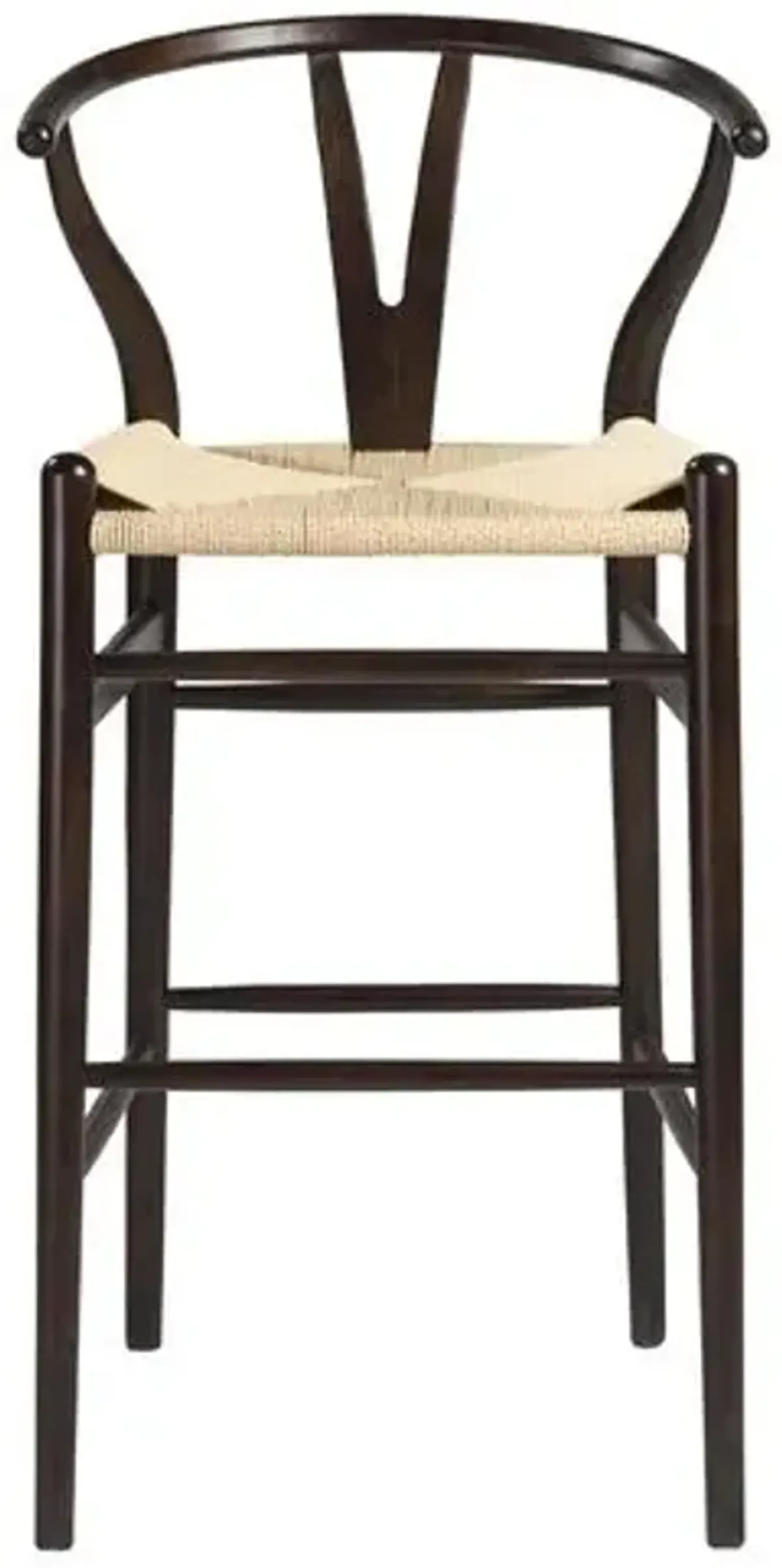 Nina Barstool - Walnut/Natural - Brown