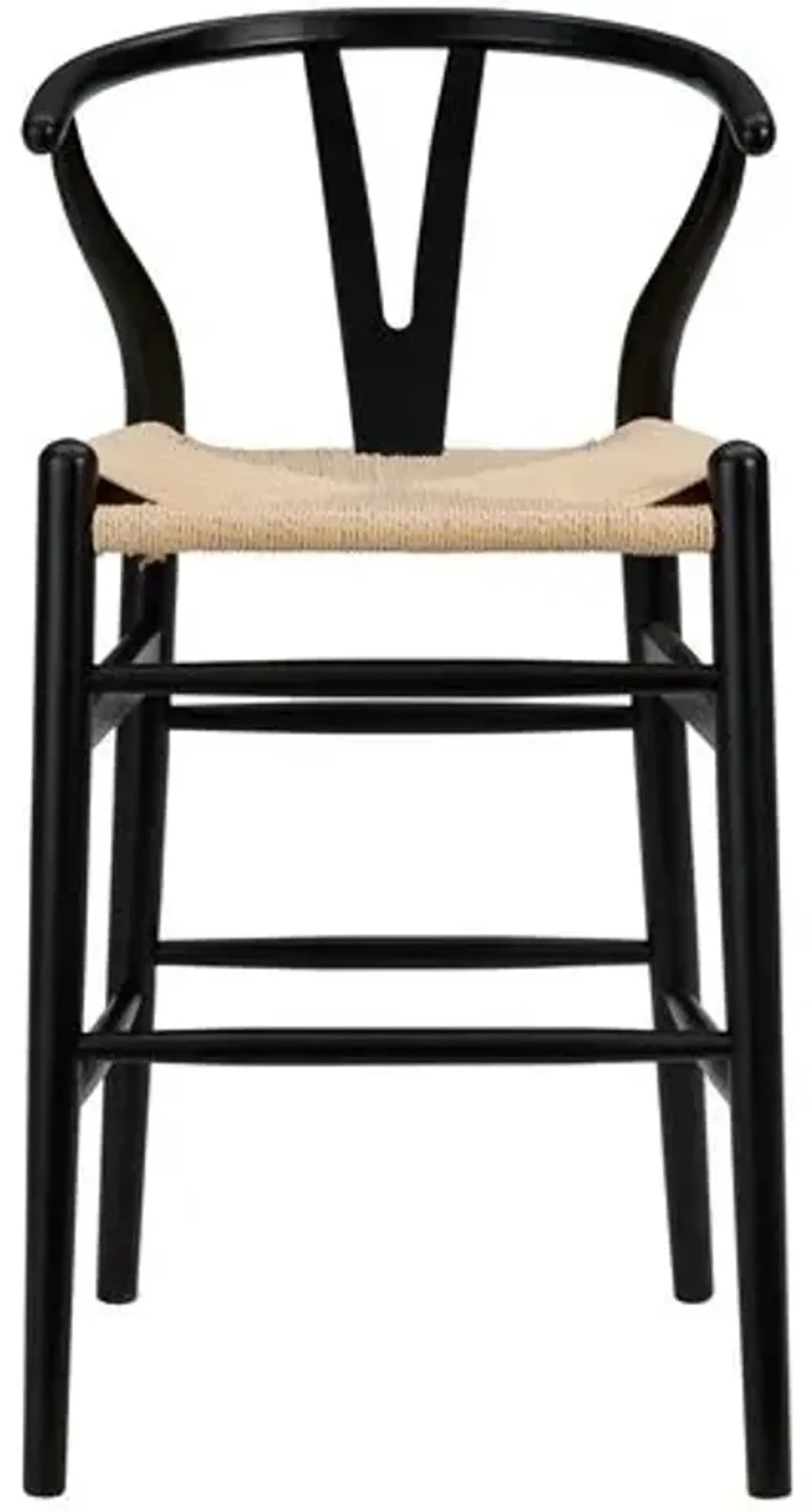 Nina Counter Stool - Black/Natural