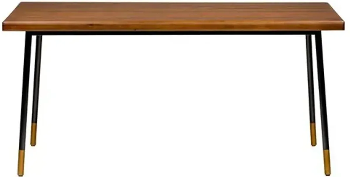 Omari 71" Dining Table - Brown/Black