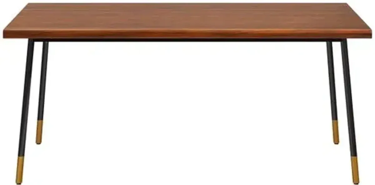 Omari 71" Dining Table - Brown/Black