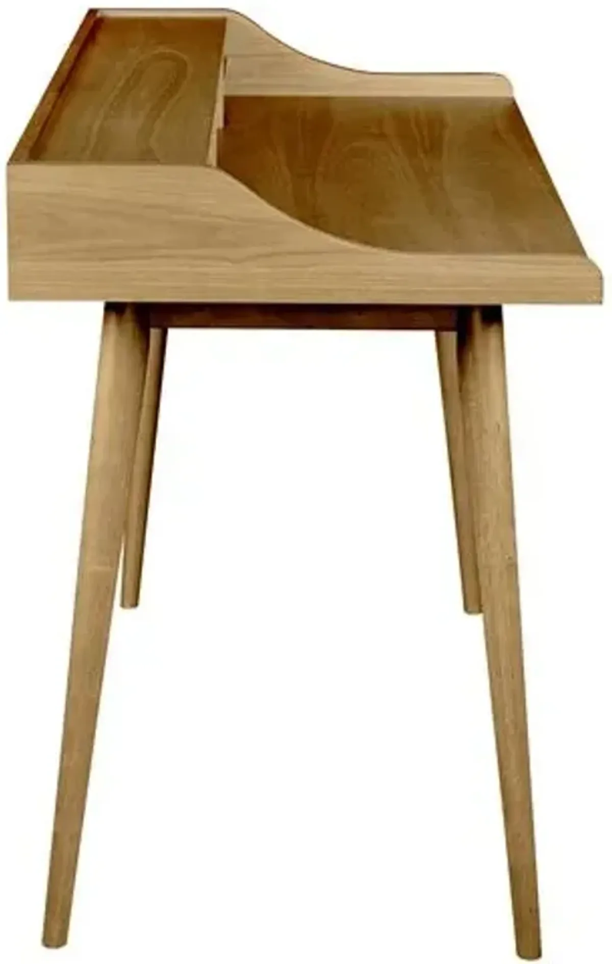 Reginald Desk - White Oak Veneer - Brown