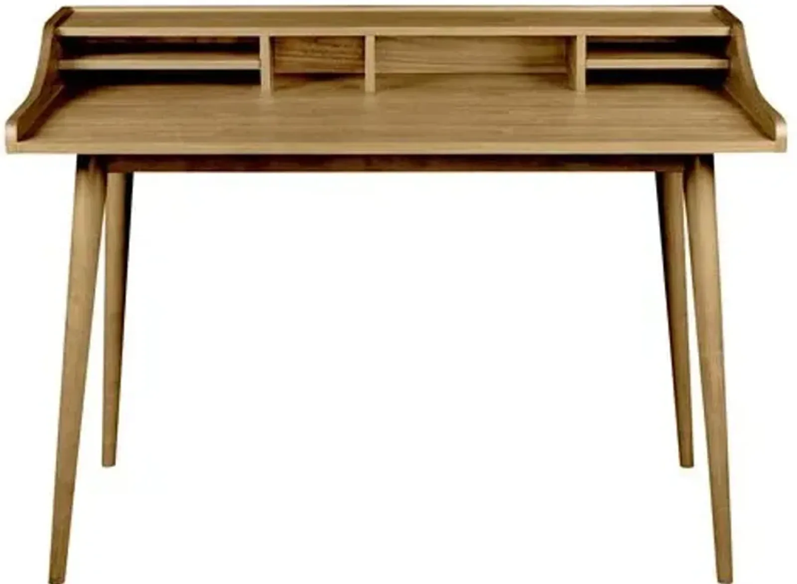 Reginald Desk - White Oak Veneer - Brown