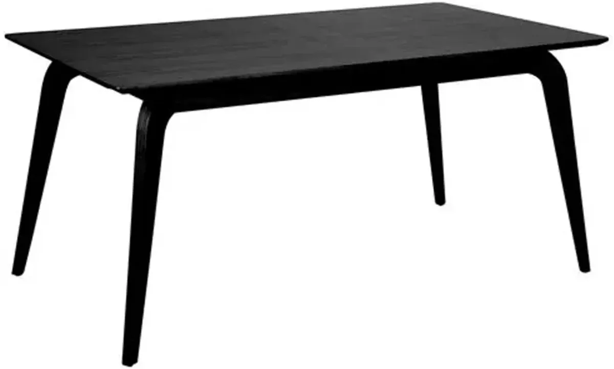 Roy Extension Dining Table - Matte Black