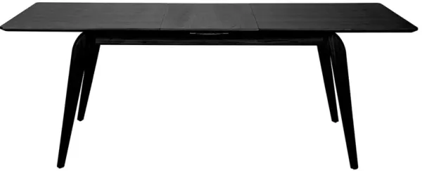 Roy Extension Dining Table, Matte Black