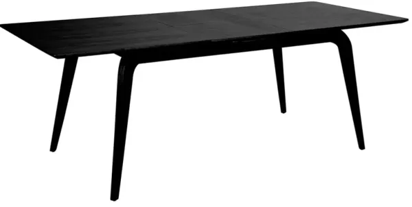 Roy Extension Dining Table, Matte Black