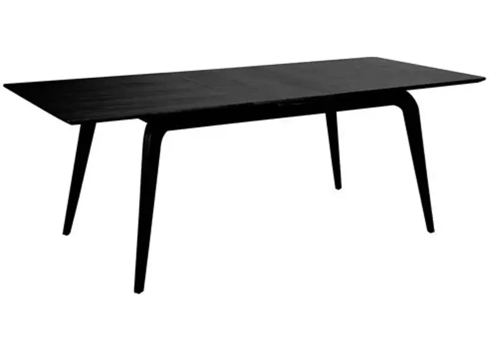 Roy Extension Dining Table - Matte Black