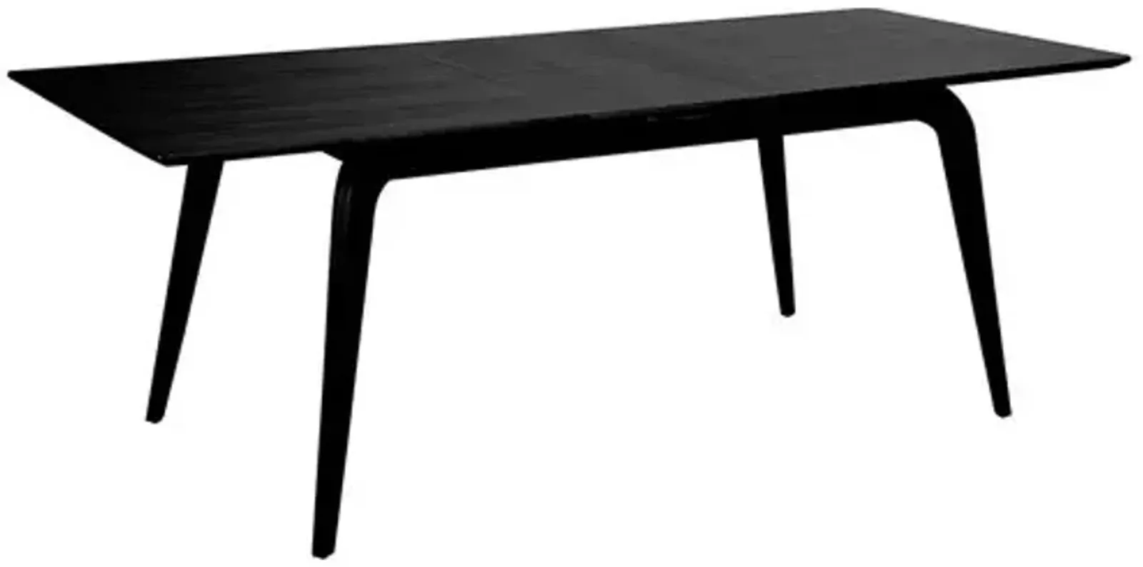 Roy Extension Dining Table - Matte Black