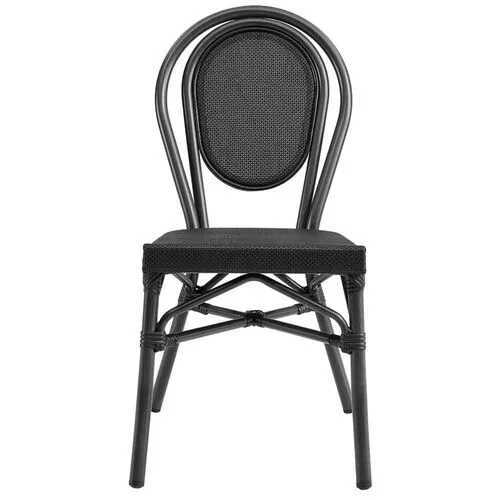 Set of 2 Joel Outdoor Side Chairs - Black