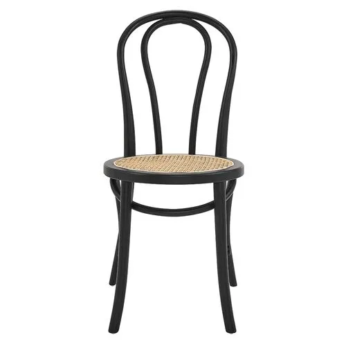 Set of 2 Nico Side Chairs - Matte Black