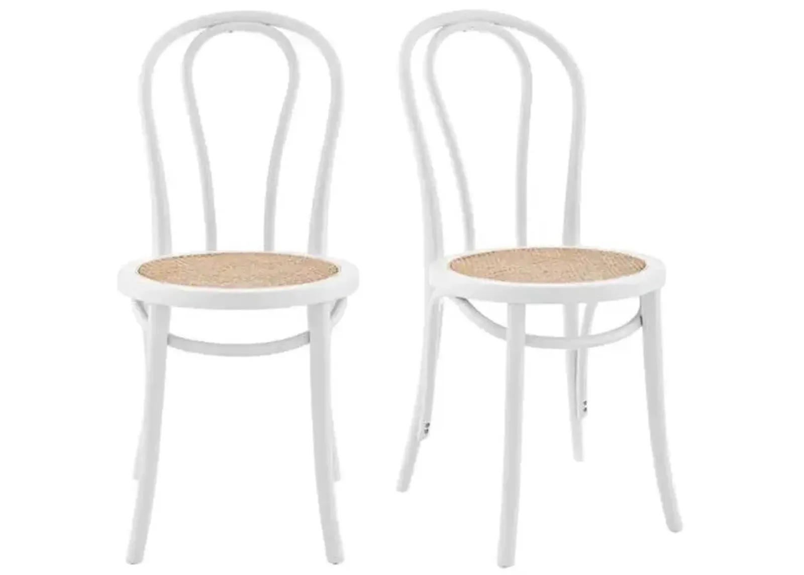 Set of 2 Nico Side Chairs - Matte White