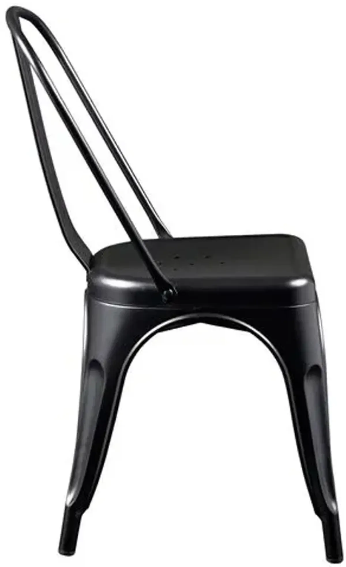 Set of 4 Knox Side Chairs - Matte Black