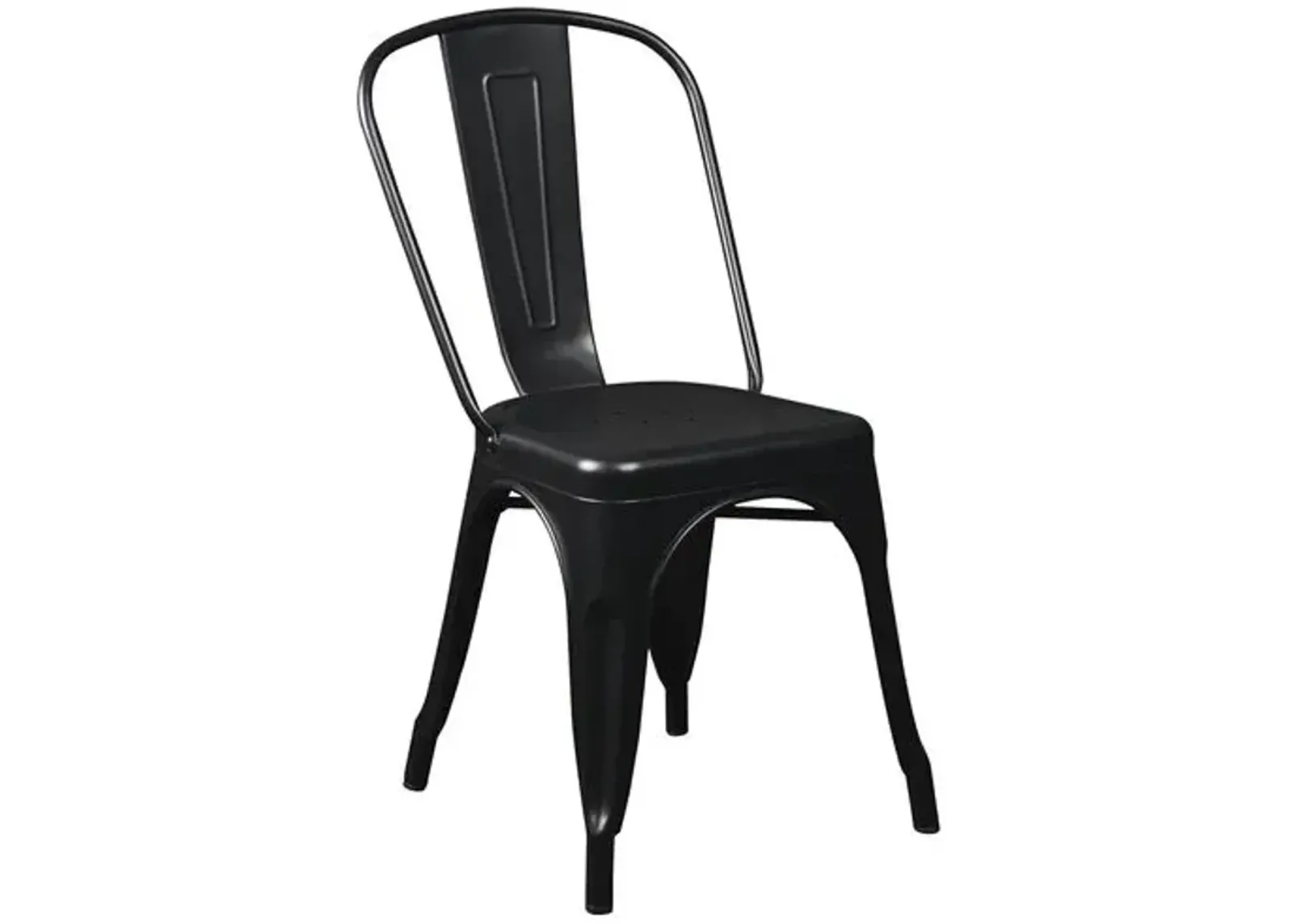 Set of 4 Knox Side Chairs - Matte Black