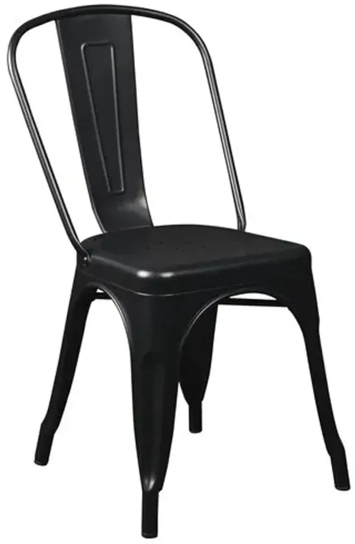 Set of 4 Knox Side Chairs - Matte Black