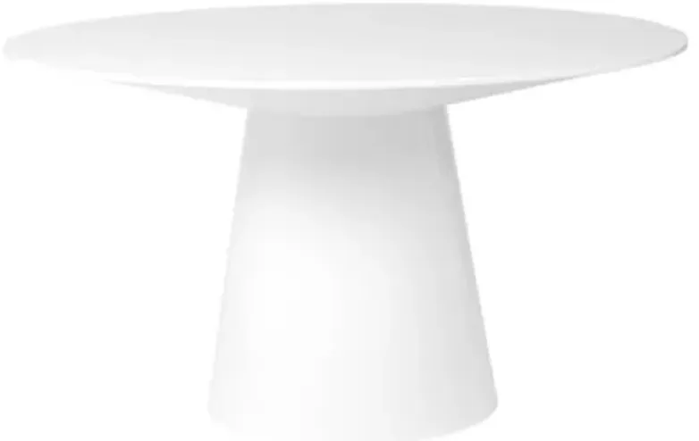 Dexter 53" Round Dining Table - Matte White