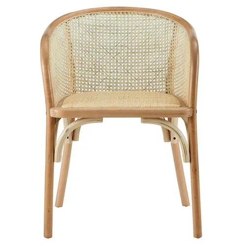 Tate Rattan Armchair - Natural - Beige