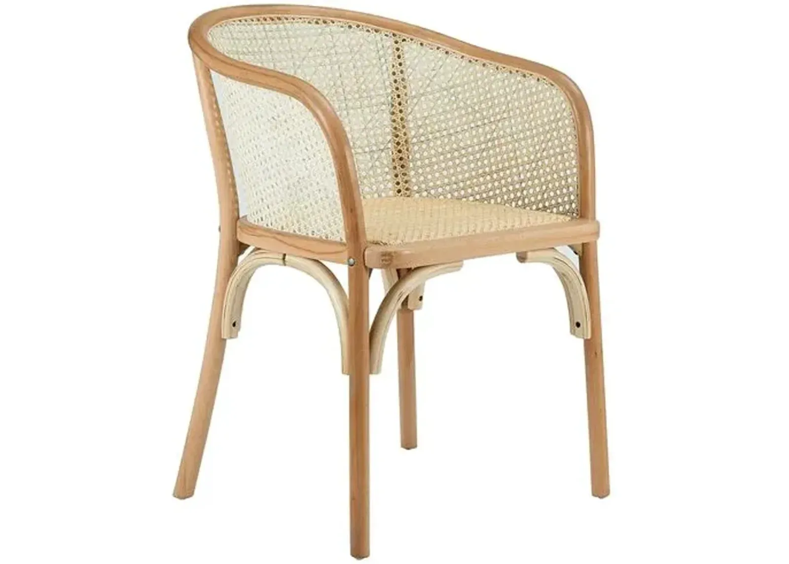 Tate Rattan Armchair - Natural - Beige