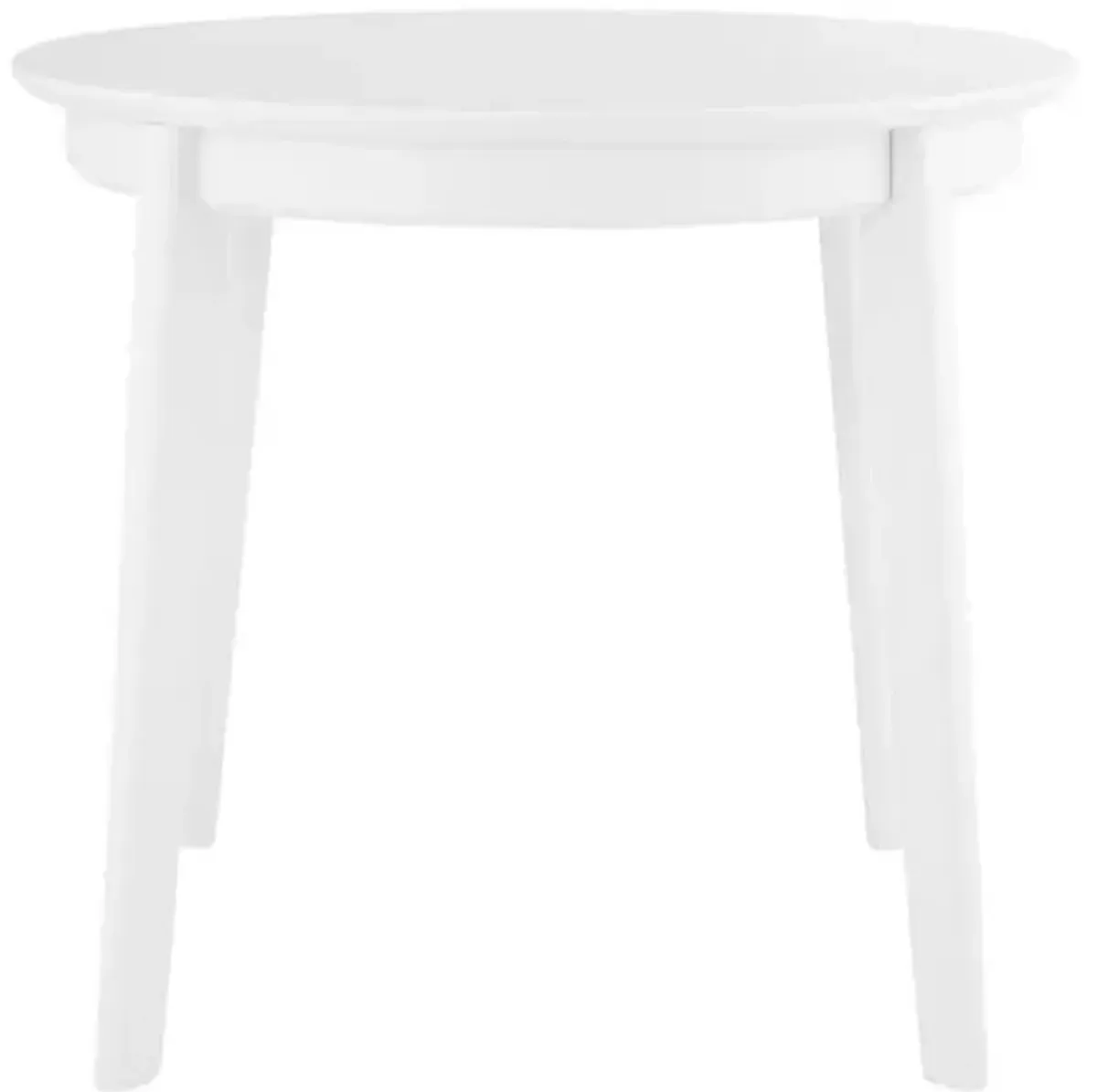 Zayn 36" Round Dining Table - Matte White