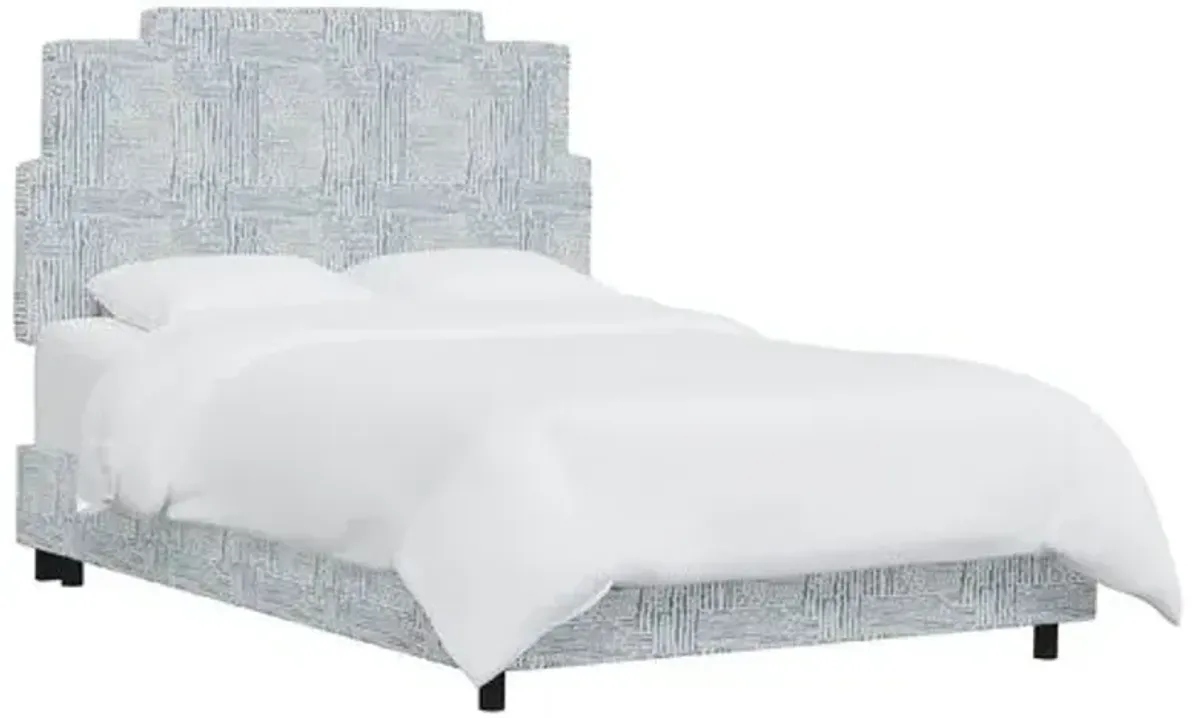 Paxton Bed - Durban Blue