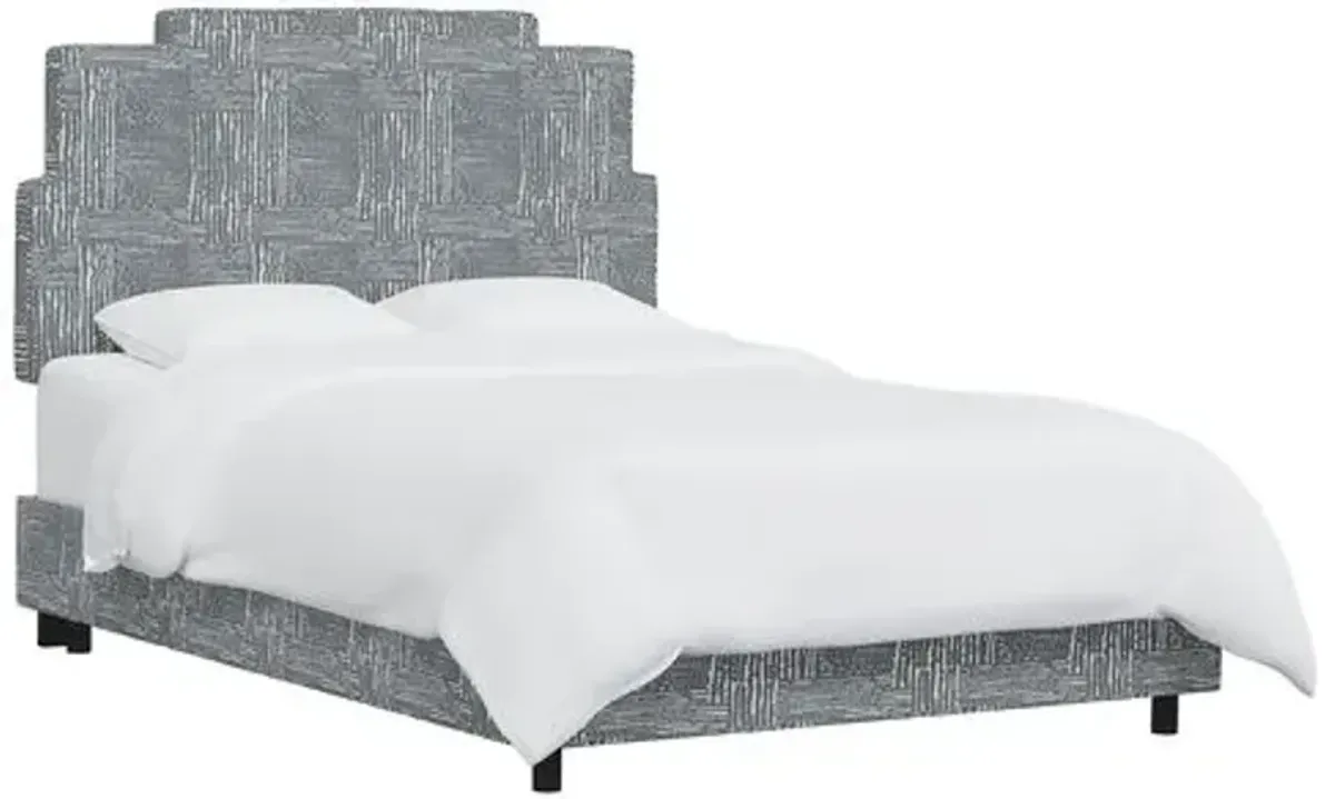 Paxton Bed - Durban Charcoal - Gray