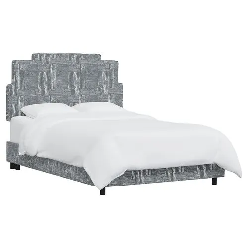 Paxton Bed - Durban Charcoal - Gray