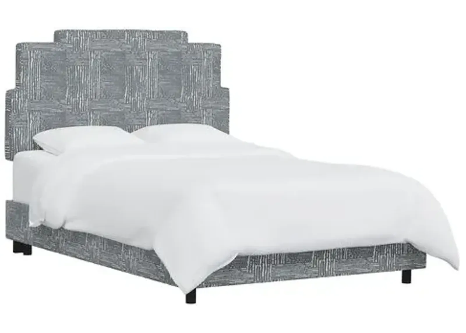 Paxton Bed - Durban Charcoal - Gray