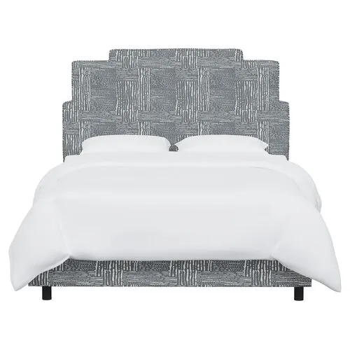 Paxton Bed - Durban Charcoal - Gray