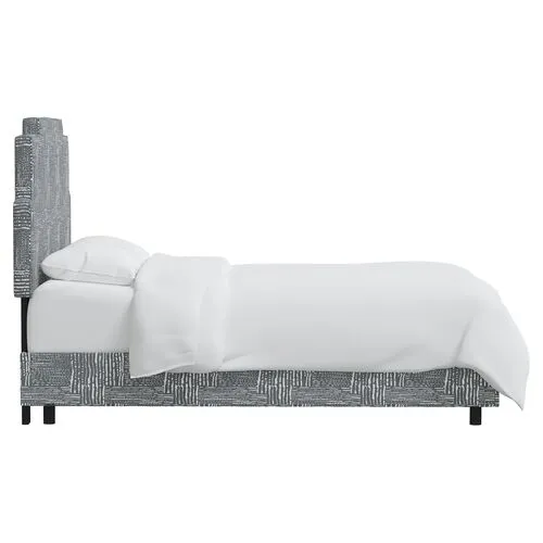 Paxton Bed - Durban Charcoal - Gray