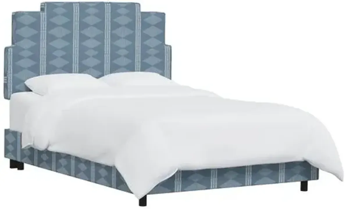 Paxton Bed - Soweto Blue