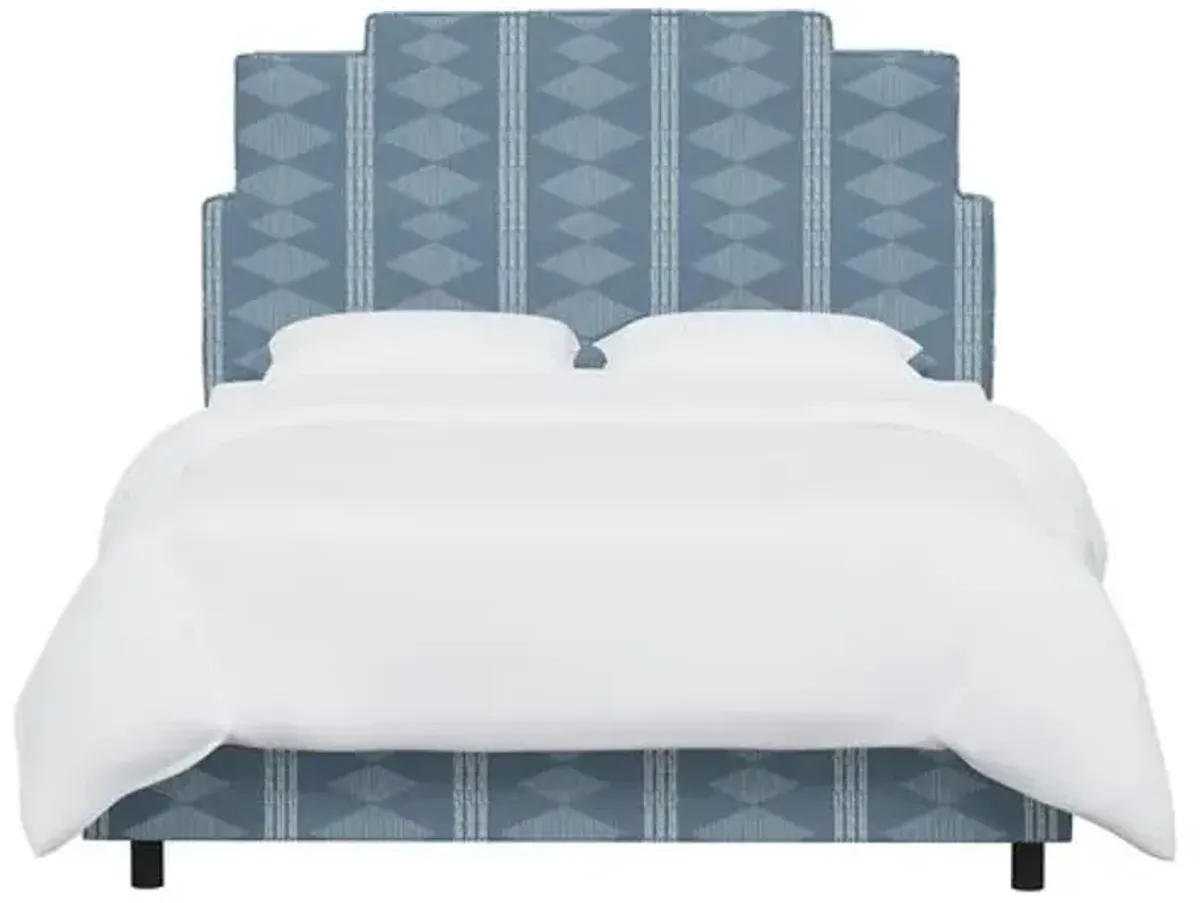 Paxton Bed - Soweto Blue