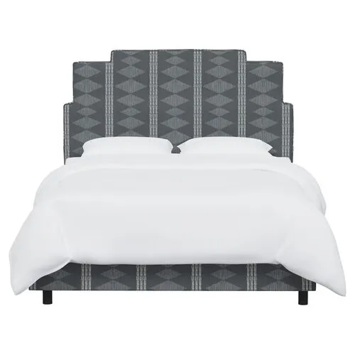 Paxton Bed - Soweto Charcoal - Gray