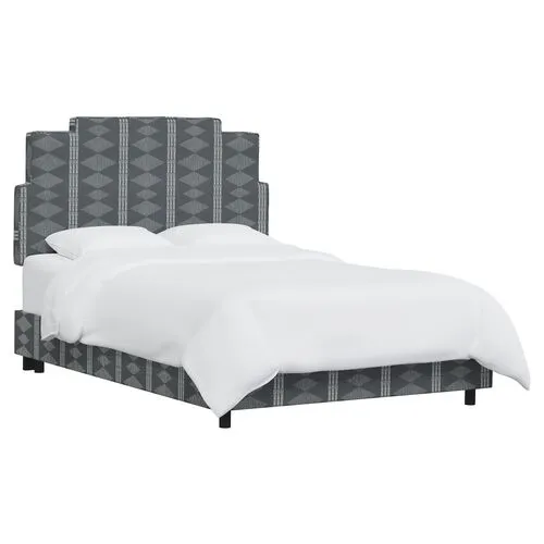 Paxton Bed - Soweto Charcoal - Gray