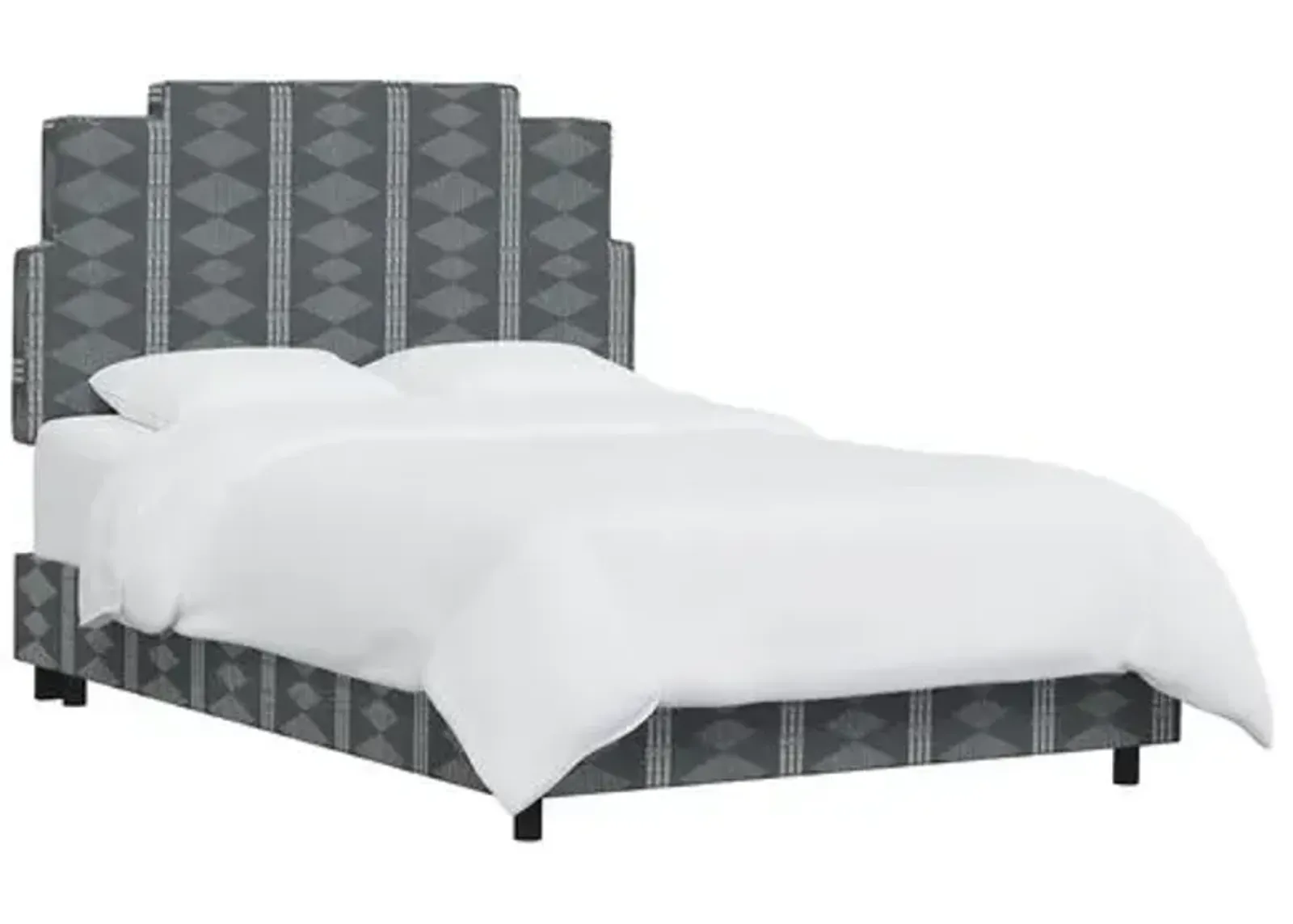 Paxton Bed - Soweto Charcoal - Gray