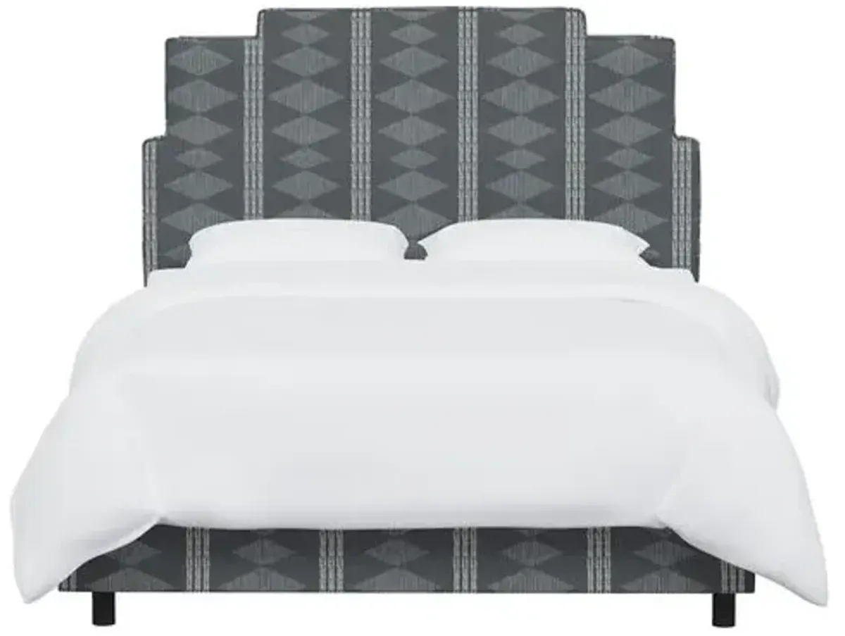 Paxton Bed - Soweto Charcoal - Gray