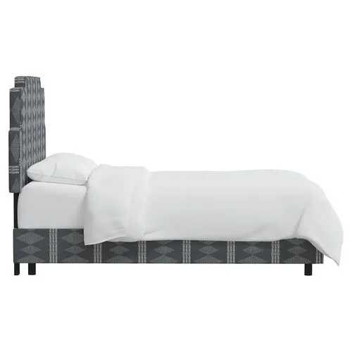 Paxton Bed - Soweto Charcoal - Gray