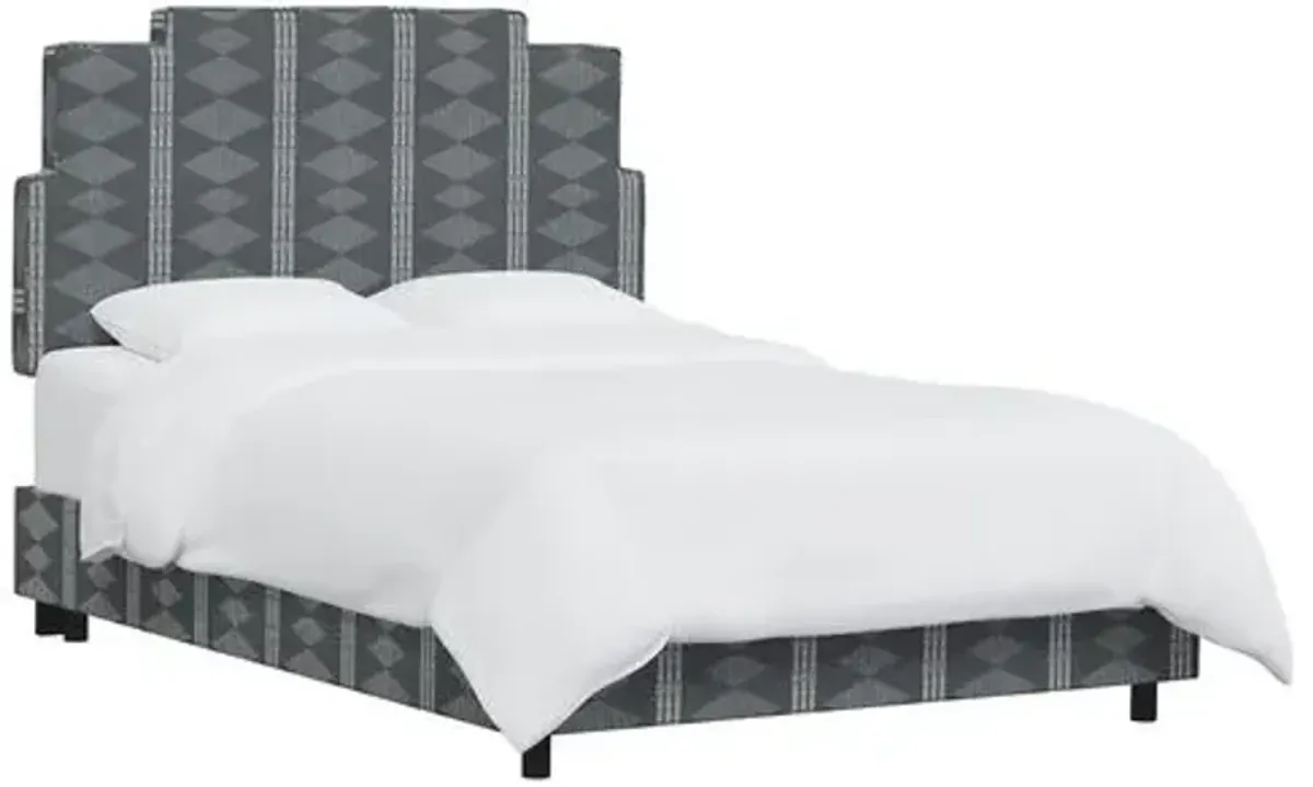 Paxton Bed - Soweto Charcoal - Gray