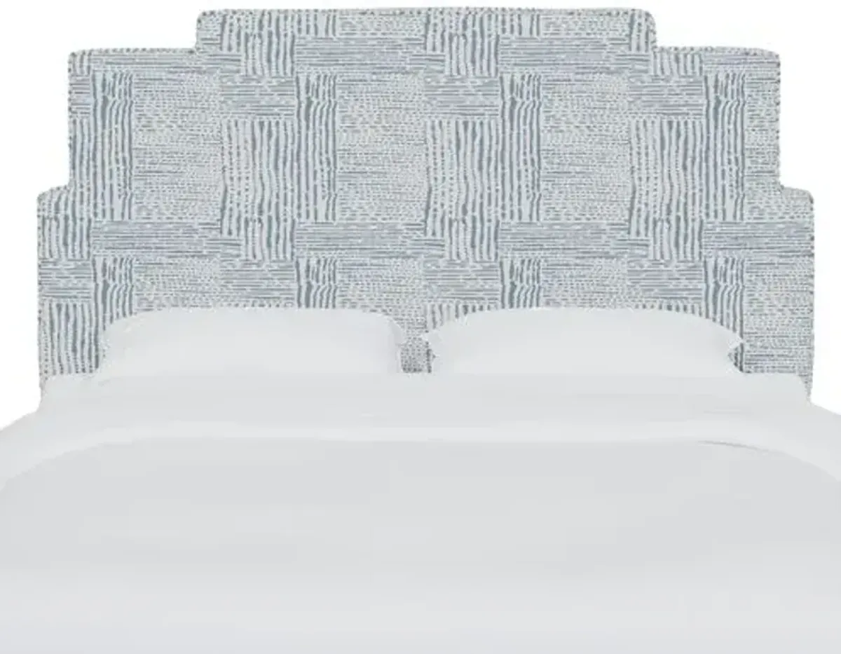 Paxton Headboard - Durban Blue