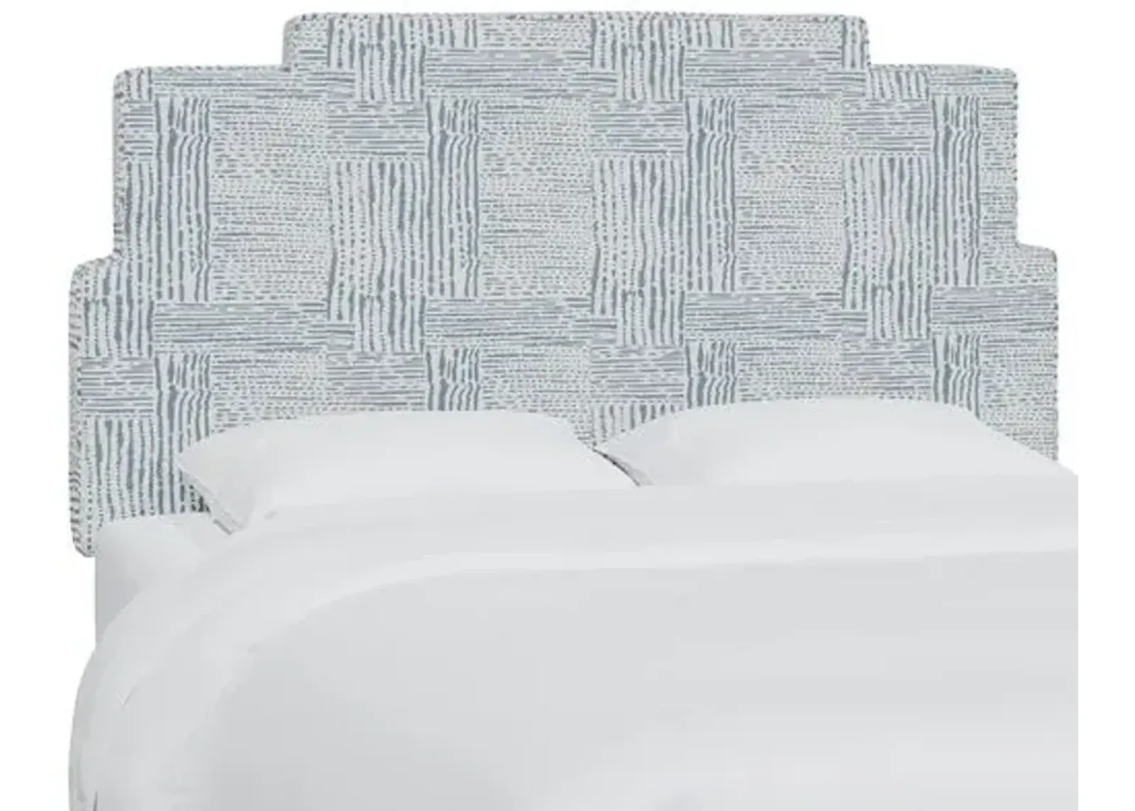 Paxton Headboard - Durban Blue