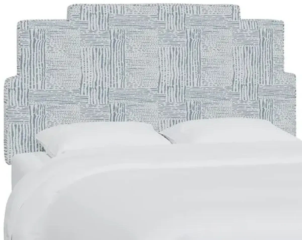 Paxton Headboard - Durban Blue