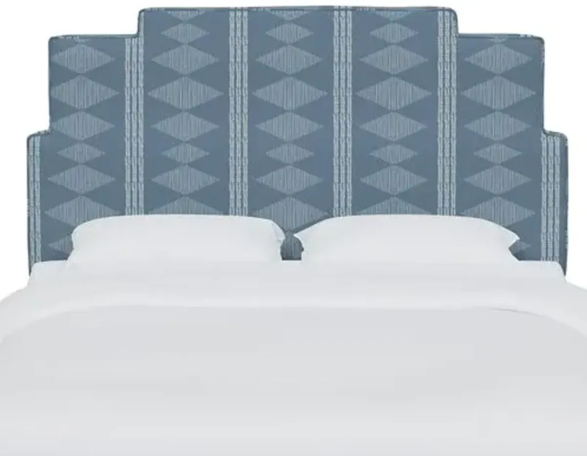 Paxton Headboard - Soweto Blue