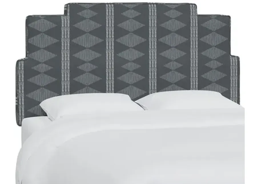 Paxton Headboard - Soweto Charcoal - Gray